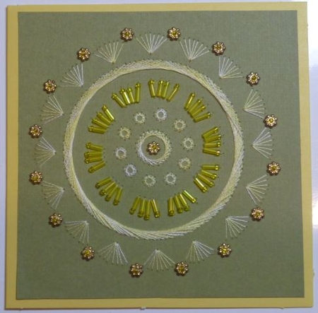 ED189 Red Mandala by Donna Ritchie