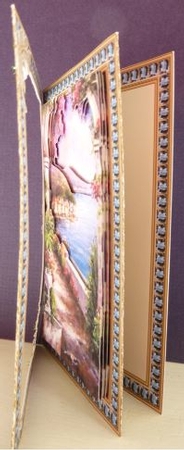 Rectangular three leaf complete card kit - Promenade by Donna Ritchie
