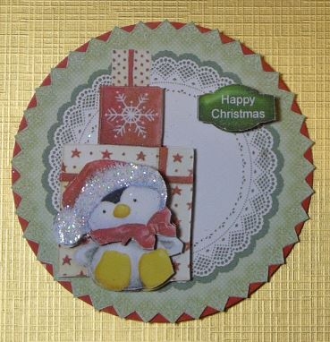 Penguins Christmas presents by Donna Ritchie
