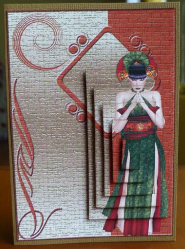 Asian Lady by Donna Ritchie