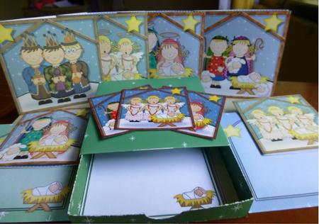 3D Xmas Nativity Top Drawer Cards Bumper Kit by Donna Ritchie