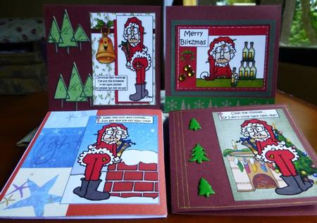 Selection of Four Gus Christmas Toppers by Donna Ritchie