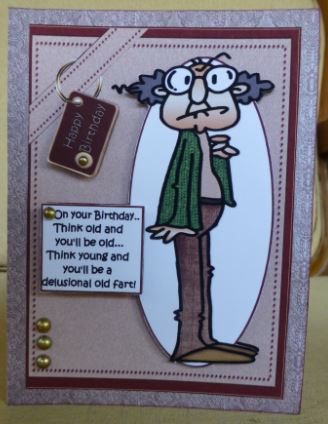 Gus Says Think Young Quick Card by Donna Ritchie