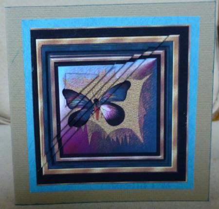 Butterfly Corner Pyramid Stacker Topper 2 by Donna Ritchie