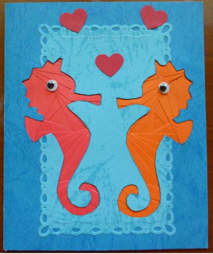 Seahorse Couple by Donna Ritchie