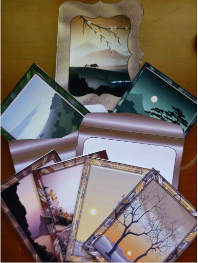 Landscapes - Notelets Set by Donna Ritchie