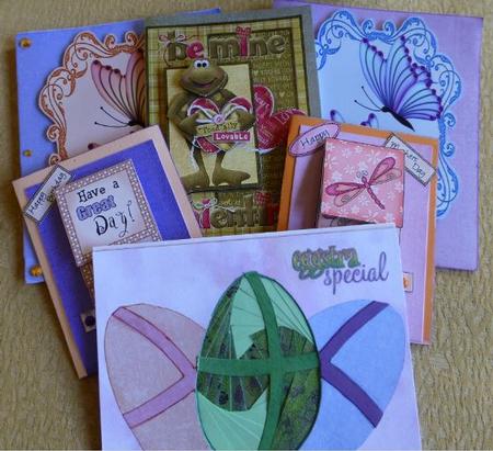 Grunge 12 A4 Backing Papers - Subtle Shades by Donna Ritchie