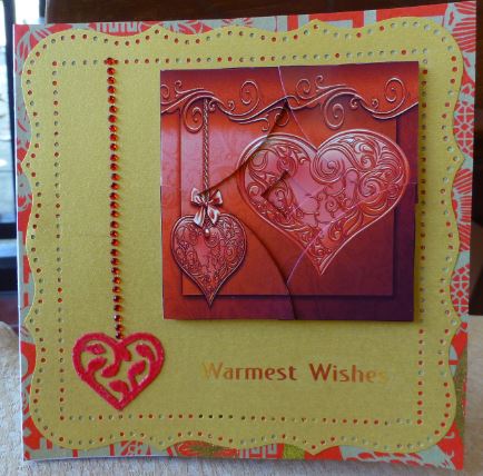Hearts Curved Spiral Stacker 5 by Donna Ritchie