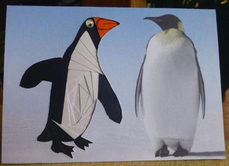 Iris Folding Penguin Pattern by Donna Ritchie