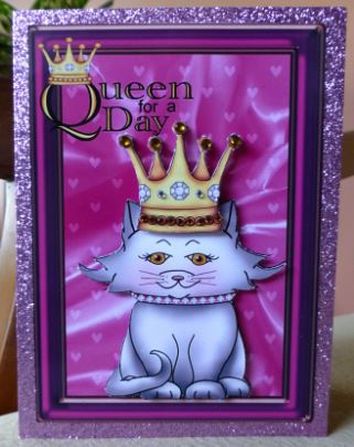 Queen for the Day Cat - Dogs Have Masters, Cats Have Staff by Donna Ritchie