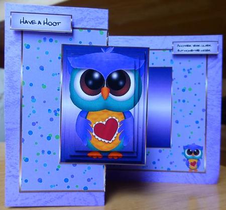 Owl Foldback No Hole by Donna Ritchie