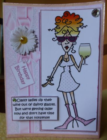 Rita Doesn't Have Time for Nonsense Quick Card by Donna Ritchie