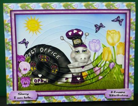 Summer Snail Mail with Tulips Mk by Donna Ritchie
