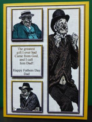 Cardtopper So Many Men's 313 by Donna Ritchie
