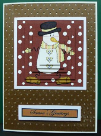 Christmas Snowman Square Pyramid 1 by Donna Ritchie