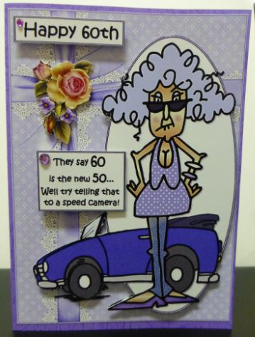 Stella Says 60 is the New 50 Quick Card by Donna Ritchie