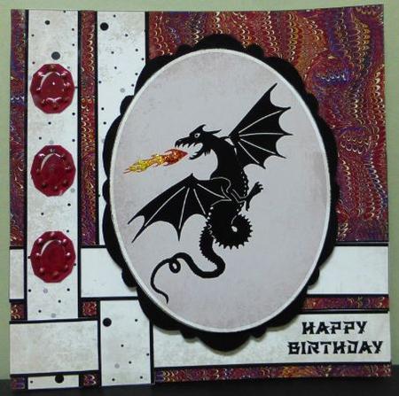Dragon Woven Corner Card Mini Kit by Donna Ritchie