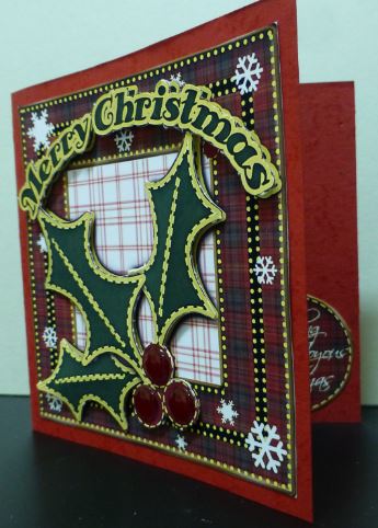 Cute Christmas Topper or Card Front 1 by Donna Ritchie