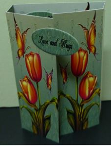 Spring Time Book Gate Fold by Donna Ritchie