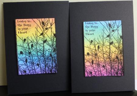 Neon Rainbow Paper Set by Donna Ritchie