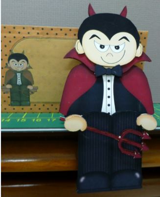 3D on the Shelf Card Kit - Little Halloween Devil Lucifer by Donna Ritchie