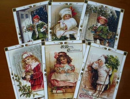 Vintage Christmas Pyramid Toppers Bumper Kit by Donna Ritchie