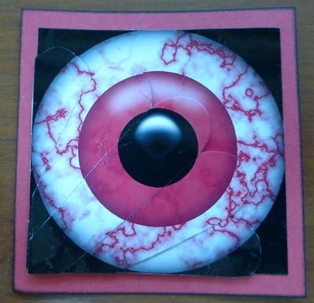 Spooky Eyes Fan Pyramage Topper by Donna Ritchie