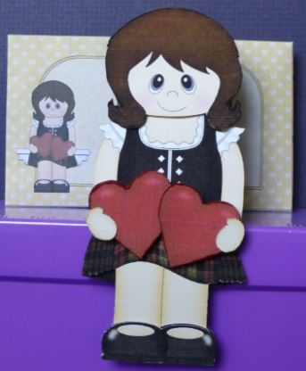 3D on the Shelf Card Kit - Love & Romance Scottish Lady by Donna Ritchie