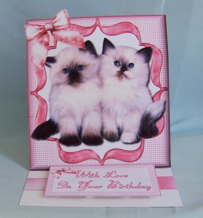 Pretty Kitties in Pink by Donna Ratcliff