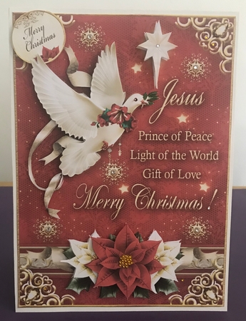 Vintage Christmas Dove Mini Kit by Doreen Bell