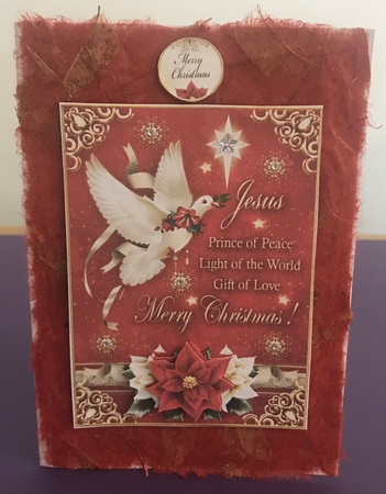 Vintage Christmas Dove Mini Kit by Doreen Bell