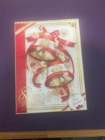 Christmas Red Vintage Bells Mini Kit by Doreen Bell