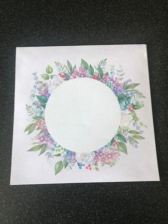 Occasional Roses 2 Triple Easel Card and Envelope Kit.  by Doreen Bell