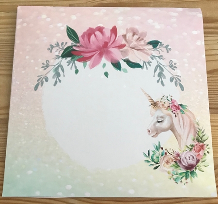 The Princess & The Unicorn 1 Triple Easel Card Mini Kit by Doreen Bell