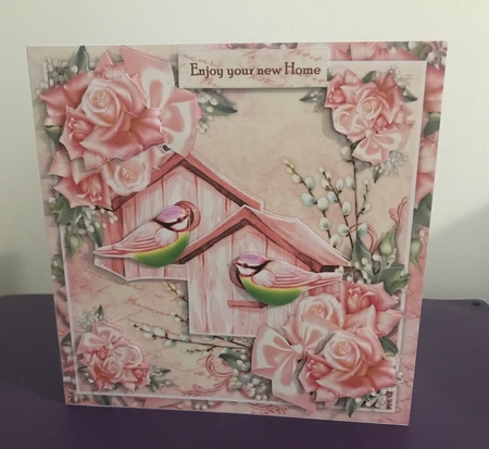 New Home Pink Roses  Mini Kit by Doreen Bell