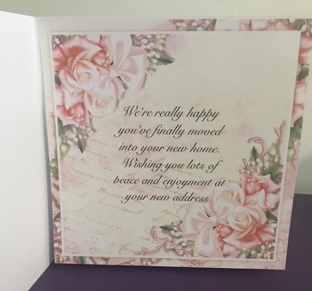 New Home Pink Roses  Mini Kit by Doreen Bell