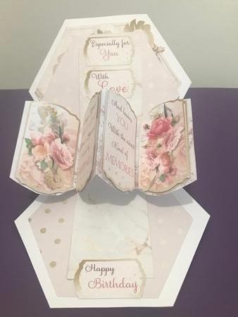 Rosey Posey Twist n Pop Double Card Kit. by Doreen Bell
