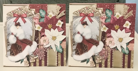 A Deco-dent Christmas Explosion Card Kit by Doreen Bell