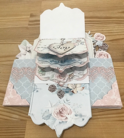 Winter Mist Create a Waterfall 6x6 Card Kit. by Doreen Bell