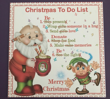 8x8 Christmas to do list mini kit by Doreen Bell