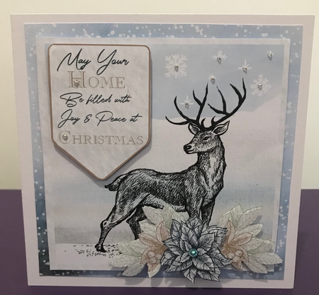 More Than Words Can Say Christmas 1 Card Front and Inserts Kit by Doreen Bell