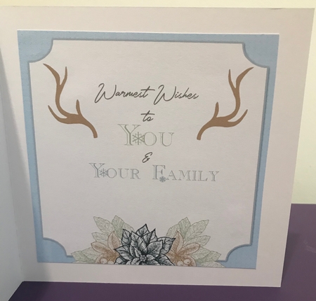 More Than Words Can Say Christmas 1 Card Front and Inserts Kit by Doreen Bell