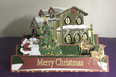Stair Stepper - Santa on His Way- #8 by Doreen Bell