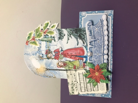 A Wassailing We Go Snow Dome Mini Kit by Doreen Bell