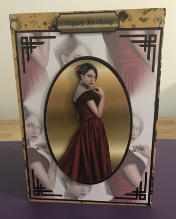 Elegance in Plum by Doreen Bell