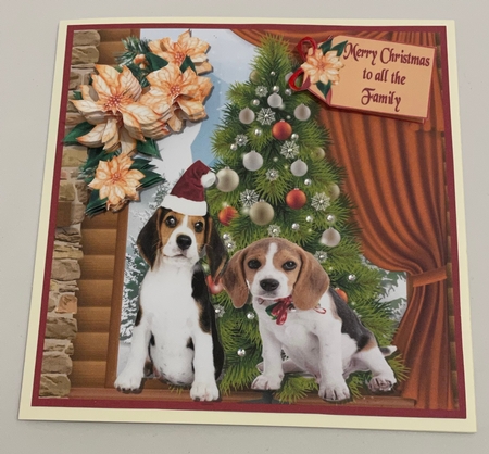 Christmas Beagles by Doreen Bell