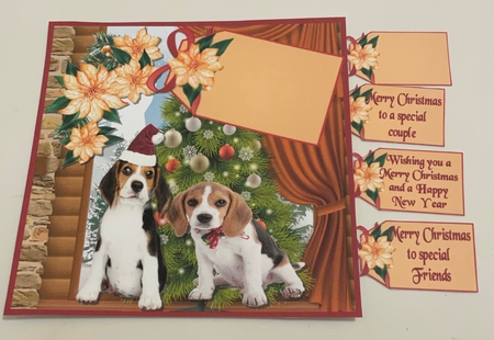 Christmas Beagles by Doreen Bell