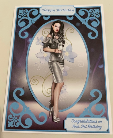Champagne Lady 3 Insert by Doreen Bell