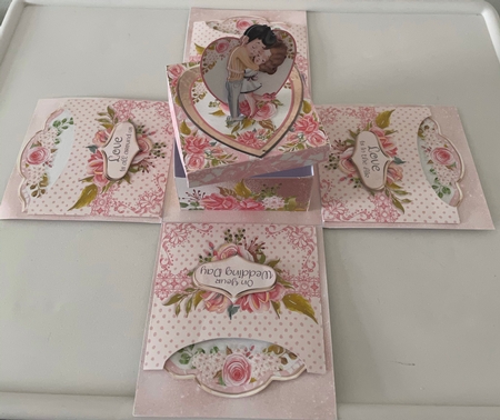 Love is All Around Us Exploding Box Surprise Kit. by Doreen Bell