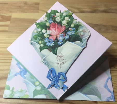Floral Bouquet Springy Card by Doreen Bell